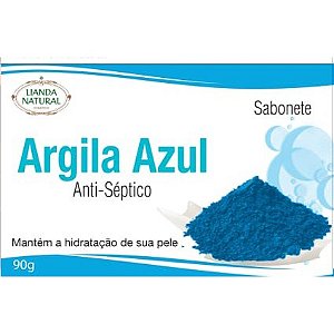 SABONETE ARGILA AZUL 90G LIANDA NATURAL