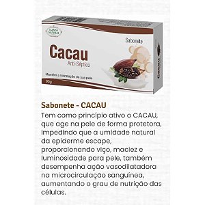 SABONETE CACAU 90G LIANDA NATURAL