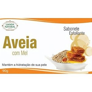 SABONETE AVEIA C/MEL 90G LIANDA NATURAL