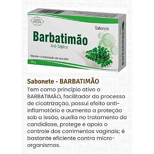 SABONETE BARBATIMÃO 90G LIANDA NATURAL