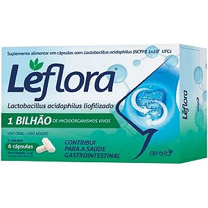 LEFLORA 1 BILHÃO CX.C/6 CÁPSULAS