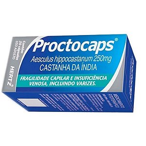 PROCTOCAPS 250MG FR.C/20 CÁPSULAS