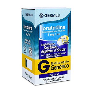 LORATADINA 1MG/ML XAROPE FR.C/100ML SB.CEREJA (GERMED)