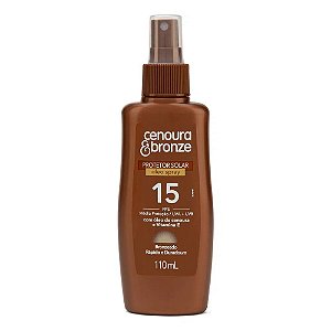 CENOURA & BRONZE BRONZEADOR ÓLEO SPRAY FPS15 FR.C/110ML