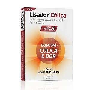 LISADOR CÓLICA 10MG+250MG CX.C/20 COMP.REVEST.