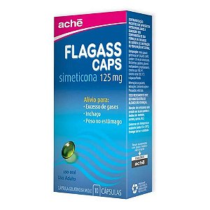SIMETICONA FLAGASS CAPS 125MG CX.C/10 CÁPSULAS