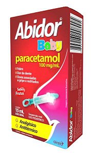 PARACETAMOL ABIDOR BABY 100MG/ML FR.C/15ML SB.FRUTAS