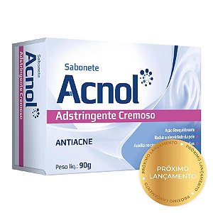 ACNOL SABONETE ANTIACNE 90G. - ADSTRINGENTE CREMOSO