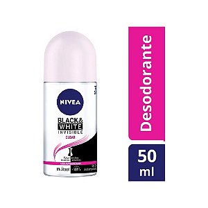 NIVEA ROLL-ON ANTITRANSPIRANTE 50ML - BLACK&WHITE INVISIBLE CLEAR