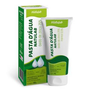 PASTA D'AGUA NATULAB C/MENTOL 80G. (ÓXIDO DE ZINCO 25%+MENTOL 0,5%)