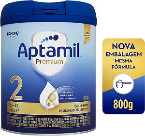 APTAMIL PREMIUM 2 FÓRMULA INFANTIL LATA 800G.
