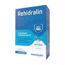REHIDRALIN SUPLEMENTO ALIMENTAR EM PÓ REHIDRATANTE CX.C/4 ENV.28G. SB.NATURAL