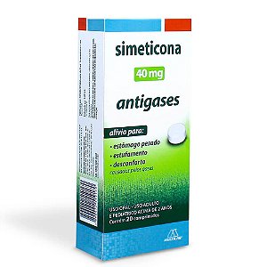 SIMETICONA 40MG CX.C/20 COMPRIMIDOS (MULTILAB)