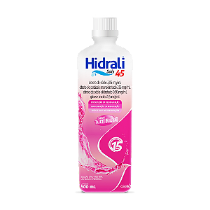 HIDRALI SAIS 45 FR.C/500ML SB.TUTTI-FRUTTI