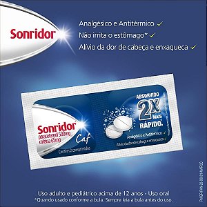 SONRIDOR CAF ENVELOPE C/2 COMP.EFERVESCENTES