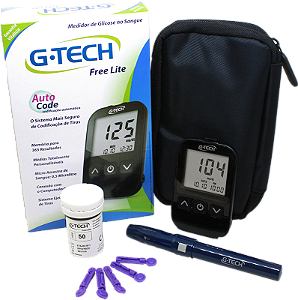 G.TECH LITE NO CODE KIT MEDIDOR GLICOSE NO SANGUE