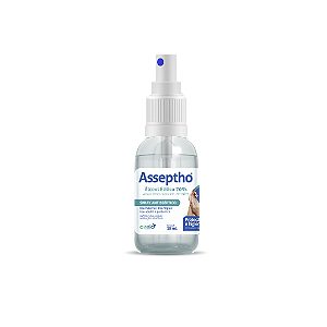 ASSEPTHO ÁLCOOL ETÍLICO 70% SPRAY FR.C/30ML