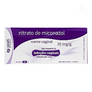 NITRATO DE MICONAZOL 20MG/G CREME VAGINAL 80G.+14 APLICADORES (PRATI)
