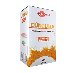 EXTRATO DE CÚRCUMA LONGA 130MG CX.C/60 CÁPSULAS QUALYNUTRI