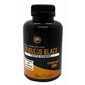 TRIBULUS BLACK TESTO POWER C/60% SAPONINAS C/120 COMPR. KIT C/ 3 UNIDADES + 1 COQUETELEIRA GRÁTIS