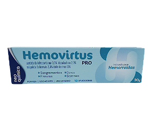 HEMOVIRTUS PRO POMADA HEMORROIDAS 30G.