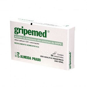 GRIPEMED ALLIUM SATIVUM CX.C/30 COMPRIMIDOS ALMEIDA PRADO EXCLUSIVO