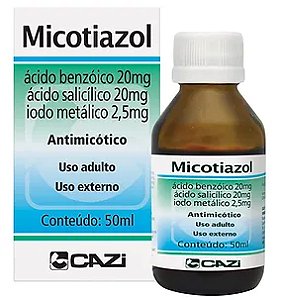 MICOTIAZOL SOLUÇÃO ANTIMICÓTICA FR.C/50ML
