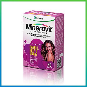 MINEROVIT CABELO/PELE/UNHAS SUPLEMENTO ALIMENTAR CX.C/60 CÁPSULAS
