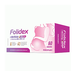 FOLIDEX L-METILFOLATO+VITAMINAS CX.C/60 CÁPSULAS