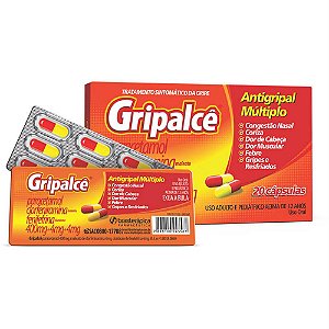 GRIPALCE GRIPES E RESFRIADOS CX.C/20 CÁPSULAS