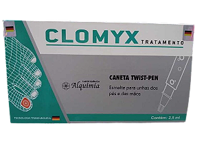CLOMYX TRATAMENTO CANETA TWIST-PEN ESMALTE P/UNHAS PÉS E MÃOS 2,5ML