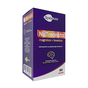 NUTREONATO MAGNÉSIO+TREONINA QUALYNUTRI CX.C/60 CÁPSULAS
