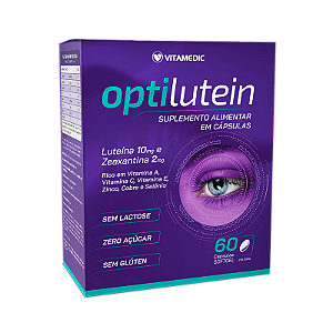 OPTILUTEIN VITAMEDIC LUTEÍNA + ZEAXANTINA CX.C/60 CÁPS.SOFTGEL