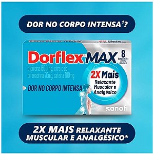 DORFLEX MAX C/8 COMPRIMIDOS