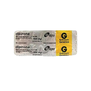 DIPIRONA MONOIDRATADA 500MG C/10 COMPRIMIDOS (GREENPHARMA)