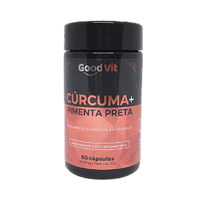 CÚRCUMA+PIMENTA PRETA GOODVIT C/60 CÁPSULAS