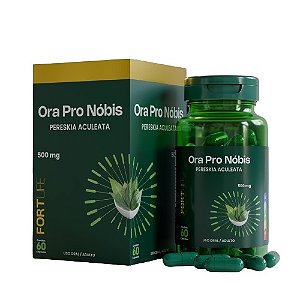 ORA PRO NOBIS PERESKIA ACULEATA 500MG C/60 CÁPSULAS FORTLIFE EXCLUSIVO