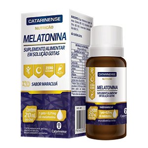 MELATONINA SUPLEMWNTO ALIMENTAR GOTAS 20ML SB.MARACUJÁ