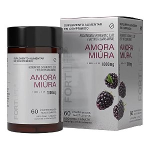 AMORA MIÚRA SUPLEMENTO ALIMENTAR FORTLIFE 1000MG C/60 CÁPSULAS NOVA EMBALAGEM EXCLUSIVO