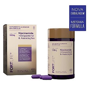 NIACINAMIDA 1000MG C/60 CÁPSULAS FORTLIFE EXCLUSIVO