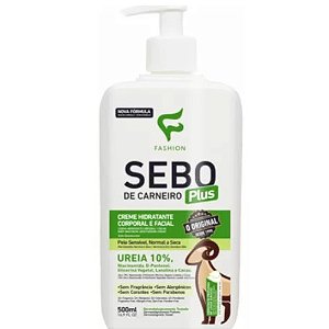 SEBO DE CARNEIRO PLUS + URÉIA 10% CREME HIDRATANTE 500ML