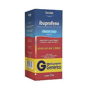 IBUPROFENO 50MG/ML GOTAS C/30ML SB.TUTTI-FRUTTI (GEOLAB)