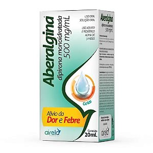 ABERALGINA 500MG/ML GOTAS C/20ML DIPIRONA MONOIDRATADA