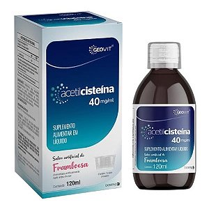 ACETILCISTEINA 40MG SUPLEMENTO ALIMENTAR XAROPE 120ML SB.FRAMBOESA A2F BLACK