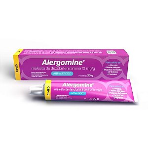 ALERGOMINE 10MG/G CREME 30G. DEXCLORFENIRAMINA ANTIALÉRGICO