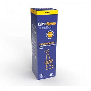CIMESPRAY 9,0MG/ML CLORETO SÓDIO FLUIDIFICANTE SPRAY 50ML