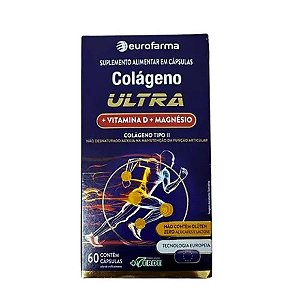 COLÁGENO ULTRA SUPLEMENTO ALIMENTAR EUROFARMA C/60 CÁPSULAS