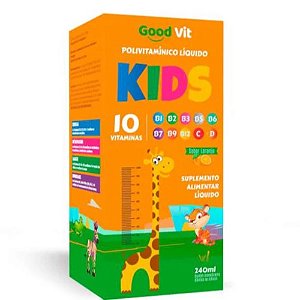 GOODVIT KIDS SUPLEMENTO ALIMENTAR 240ML SB.CEREJA