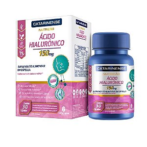 ACIDO HIALURÔNICO 150MG CATARINENSE C/30 CÁPSULAS