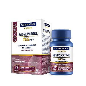 RESVERATROL 165MG CATARINENSE NUTRIÇÃO C/30 CÁPSULAS